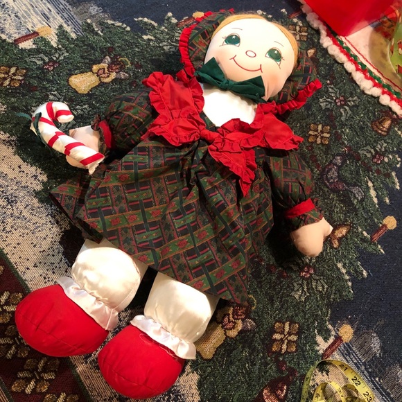 Vintage Sweet Christmas Kids 28” Plush Doll - Picture 10 of 10
